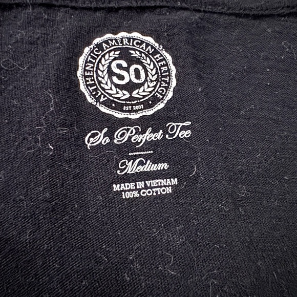 SO Black V-Neck Long Sleeve Sweatshirt - Picture 6 of 6